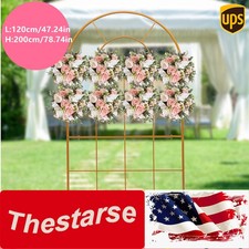 2m Wedding Venue Decorations Arch Backdrop Stand Metal Rack Flower Props Frame