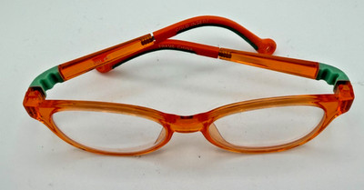 CHICO FRAMES ONLY EYEGLASSES ORANGE 48-16-130 For Junior, Youth or Smaller Adult