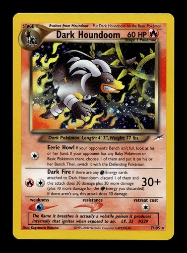 Dark Houndoom Neo Destiny #007 (2001) Holo NM Pokemon