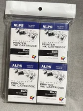 Alps MD Printer Ink Cartridge - Black 4-Pack 106005-00 part 106057-00