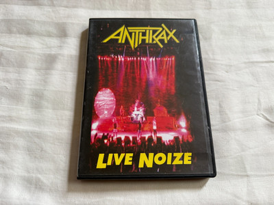 Anthrax - Live Noize DVD 2008 Cherry Red Import 80s Metal Public Enemy OOP RARE