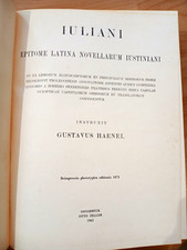 Iuliani Epitome: Epitome Latina Novellarum Iu...