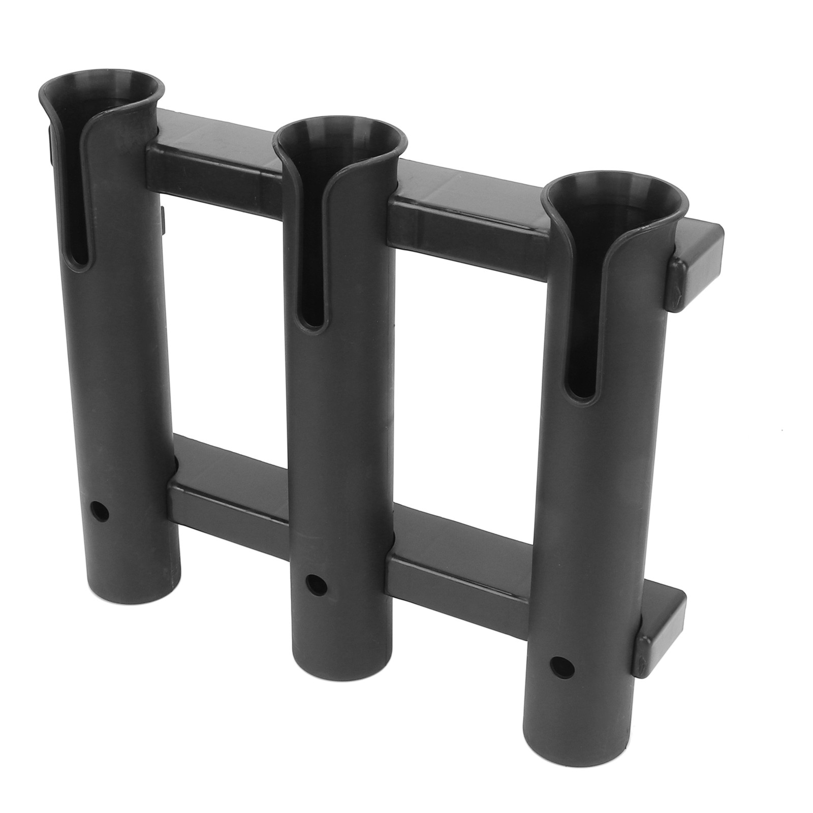 Plastic 3 Tube Rod Holder Rack Free Hands Portable Fishing Rod Holder With BJ