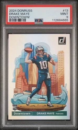 PSA 9 DRAKE MAYE DOWNTOWN! 2024 DONRUSS (RC)