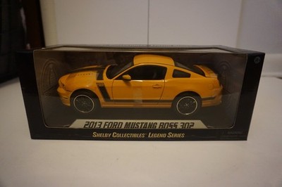 1/18 Shelby Collectibles 2013 Ford Mustang Boss 302 Yellow (1151)