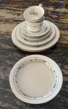 2 Noritake Ivory China, Norma 7016, 6 Piece Place Settings.