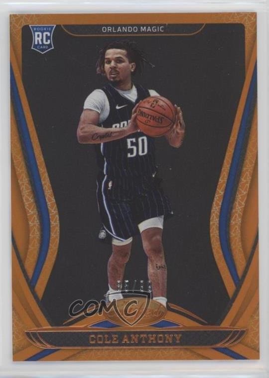 2020-21 Certified Mirror Orange 85/99 Cole Anthony #186 1u6