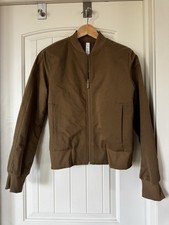 NWOT Lululemon Women's Non-Stop Bomber Jacket Artifact Brown Size 6 Retail 168