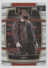 2022 Panini Select WWE Concourse White Prizm 75/99 Omos #74 ms9
