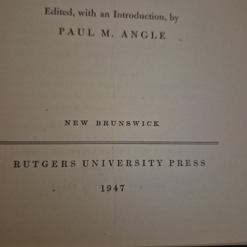 The Lincoln Reader By Paul M Angle 1947 Hc Vtg Old Tweed Cover - Imagen 5 de 15