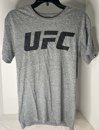 UFC Branded Men's Grey Fan Gear Gym MMA Fighting 235 Tonal Logo T-Shirt sz S