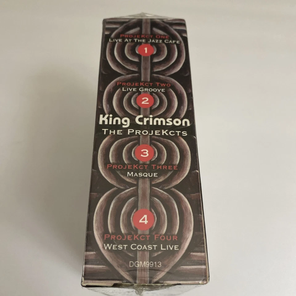 4xCD Box Set King Crimson The ProjeKcts 1999 Discipline Enhanced New Sealed - Image 4 of 4