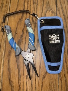Calcutta CSDFS0403 7.5" Golf Grip Stainless Steel Pliers w/ Side Cutter/Sheath