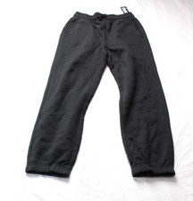 OshKosh B'Gosh Girl's Drawstring Knit Cotton-Blend Joggers CN6 Black Size 10 NWT