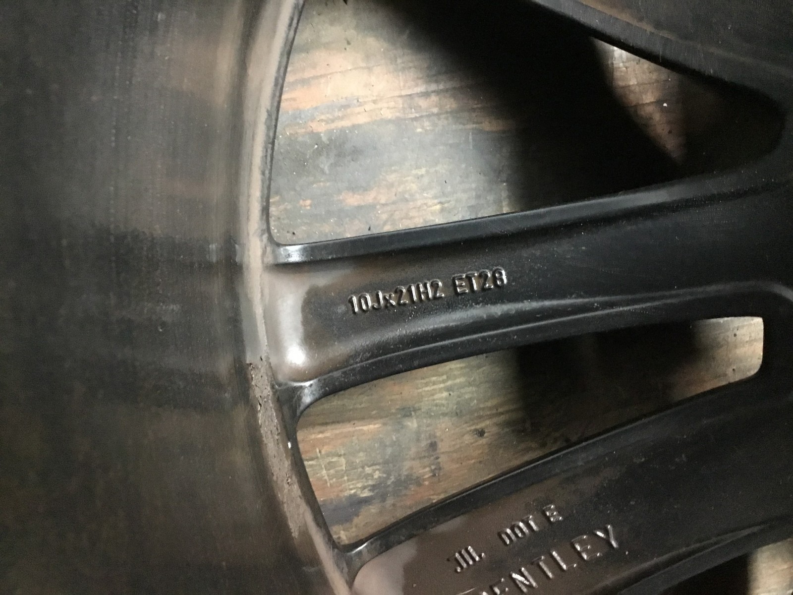 Bentley Bentayga 2019 V8 Wheel Rim R21 x 10J H2 Inch Size 21 x 10 16-20 ;:M