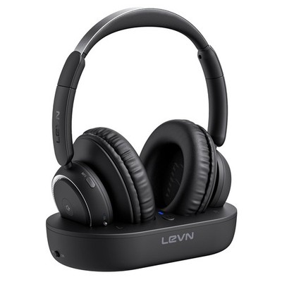 LEVN Wireless Headphones for TV Comfortable Low Latency 65 Hours Battery Life