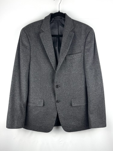 Ralph Lauren Black Label, Ralph Lauren Black Label Wool Silk Cashmere Blazer 38R Gray Paisley Lined Jacket