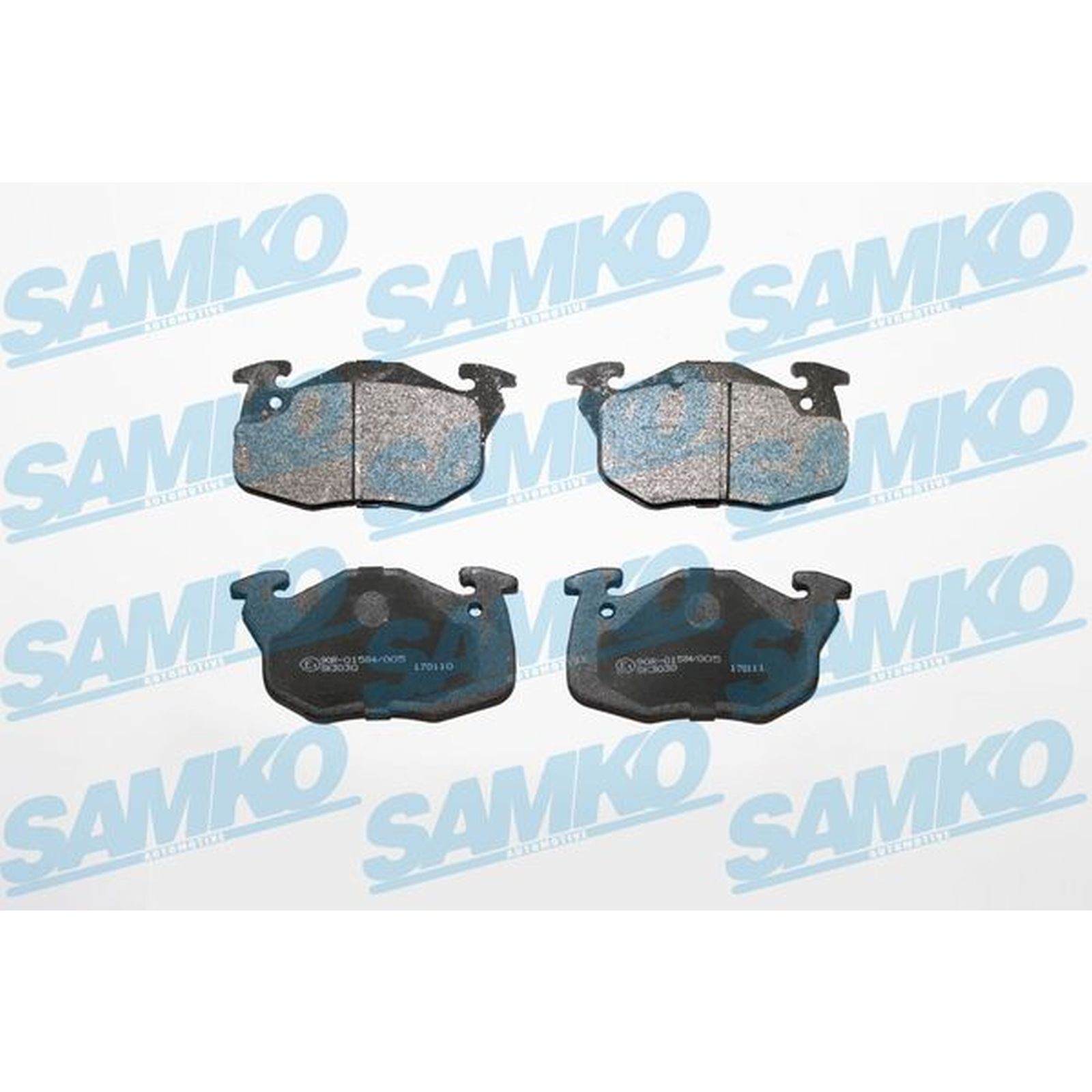 1x ORIGINAL® SAMKO Bremsbelagsatz, Scheibenbremse Vorne für Citroën SAXO