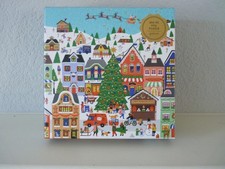 Galison 500 Piece Foil Jigsaw Puzzle MERRYVILLE Christmas Town Landscape NIB