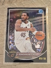 DONOVAN MITCHELL 2025-26 BOWMAN CHROME BLACK /10 #BCV-91 CLEVELAND CAVALIERS