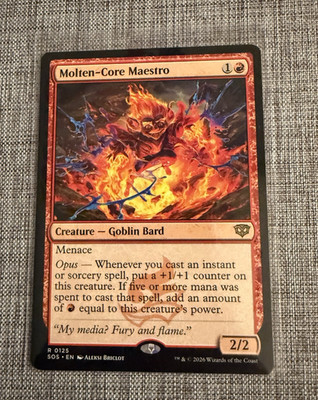 Wizards of the Coast Molten-Core Maestro 0125 Secrets of Strixhaven Rare EN
