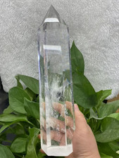 Clear Quartz Crystal Obelisk Tower Point Healing Wand Large Home Decor Reiki