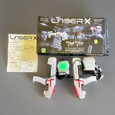 LAZER X REAL LIFE INFRAROT GAMING EXPERIENCE 2 PLAYER PACK kaum benutzt, funktioniert 