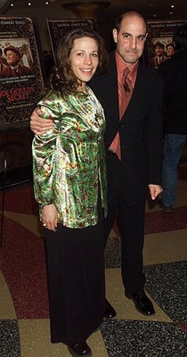 Lili Taylor Stanley Tucci at the Premiere of Joe Gould's Secret at- Old Photo