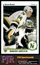 Aaron Broten 1990-91 Upper Deck #210 Minnesota North Stars