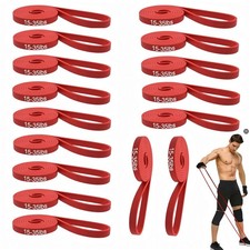 16-Pcs Resistance Bands Set - Premium Elastic Workout Bands for Home Gym, Str...