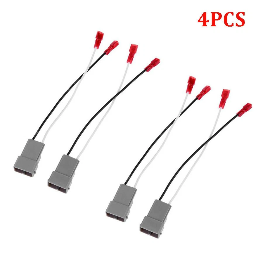 4Pcs Car Audio Speaker Wire Harness Connectors Adapter Fit For Honda Acura - Image 3 of 4