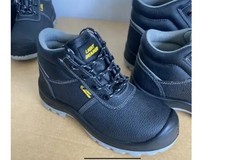 Light Bearer 368 Genuine Leather Steel Toe Safety Work Boots size 7.5