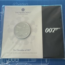 Six Decades of 007 2024 UK £5 Brilliant Uncirculated Coin