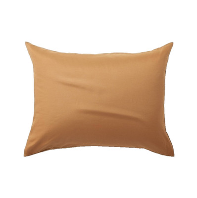 Casaluna Warm Brown Lyocell & Cotton Blend Standard Pillow Sham 20'' x 26''