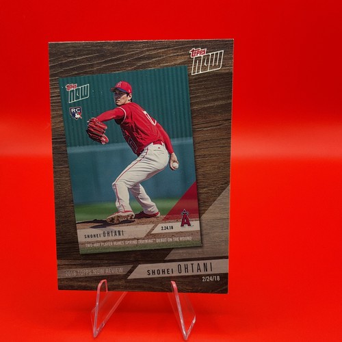2019 Topps Now Review Shohei Ohtani Rookie #TN-2 Los Angeles Angels