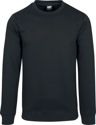 Urban Classics Sweatshirt Herren Basic Terry Crew schwarz Basics, Streetwear