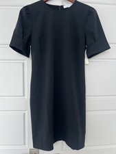 NWT Lark & Ro Women’s Dark Flutter Sleeve Dress Sz 6 Elegant Work Party Cocktail