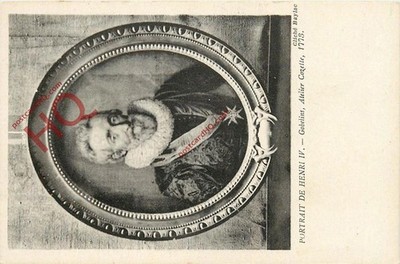 Ansichtskarte -: Portrait De Henry I.V., Gobelins Atelier Cozette 1773