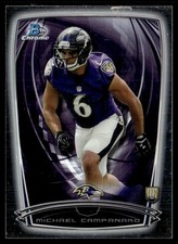 2014 Bowman Chrome Michael Campanaro Rookie Baltimore Ravens #174