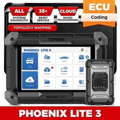 2026 TOPDON Phoenix Lite3 PRO+ ECU KEY Coding Scanner Car Diagnostic Tool ULTRA