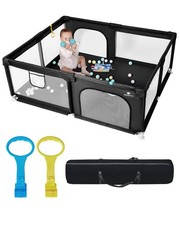 71" x 59" Extra Large Baby Playpen for Babies and Toddlers, Safe Activity Cen...