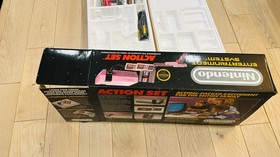 Nintendo Entertainment System NES Action Set Empty Box with Gun & Styrofoam Only
