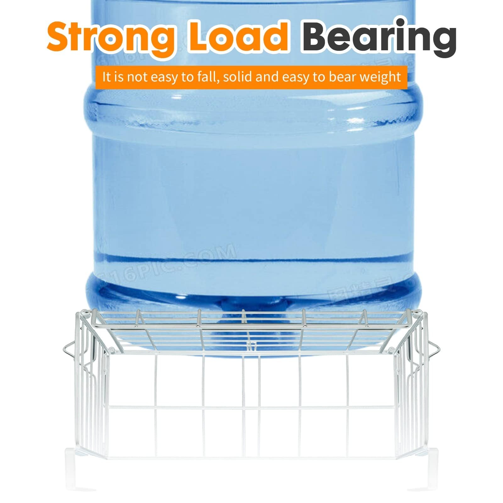 Hanging Under Shelf Storage Basket, 4 Pack Foldable Under Cabinet Metal Desk ...