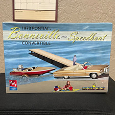 Amt 1970 Pontiac Bonneville Convertible Speedboat Kit Mpn 21574p
