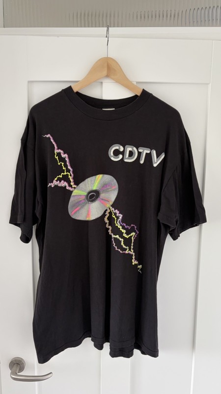 Vintage 1991 Commodore CDTV T-Shirt Amiga 500 Double Sided USA