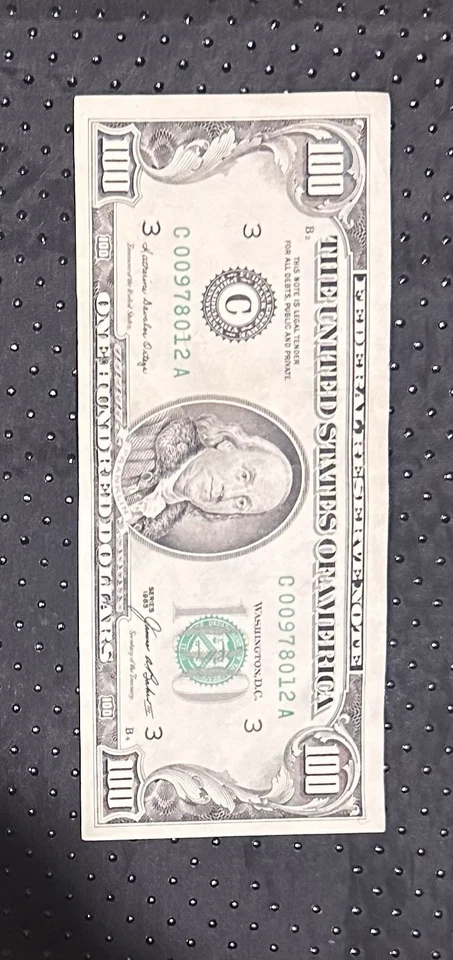 Billetes de 100$2 originales serie 1985  Foto 3 de 4