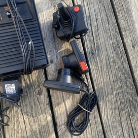 Atari 2600 Darth Vader Black Game Console OEM Controller Cords Untested Parts