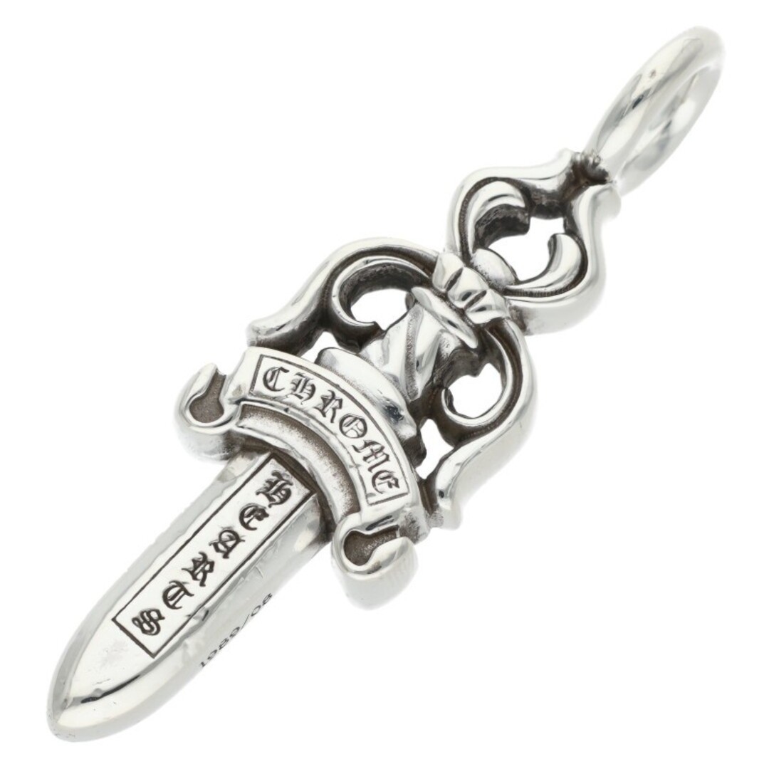 Chrome Hearts Double Dagger Pendant Silver Necklace Top Men's Used 09a27bc266f86 thumbnail 2