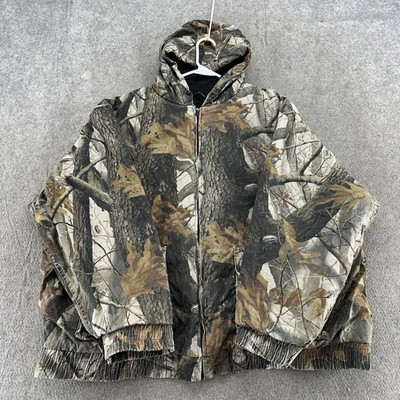 Outfitters Ridge Jacket Mens 3XL Brown Real Tree Hanrdwood Camo Hunting ...