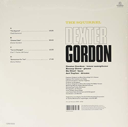 SQUIRREL (2LP/GATEFOLD) (RSD) by GORDON, DEXTER